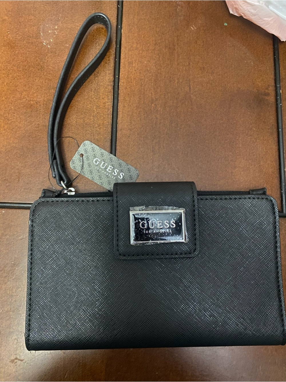 Guess- Abree Slg Phone Organizer Wristlet Clutch